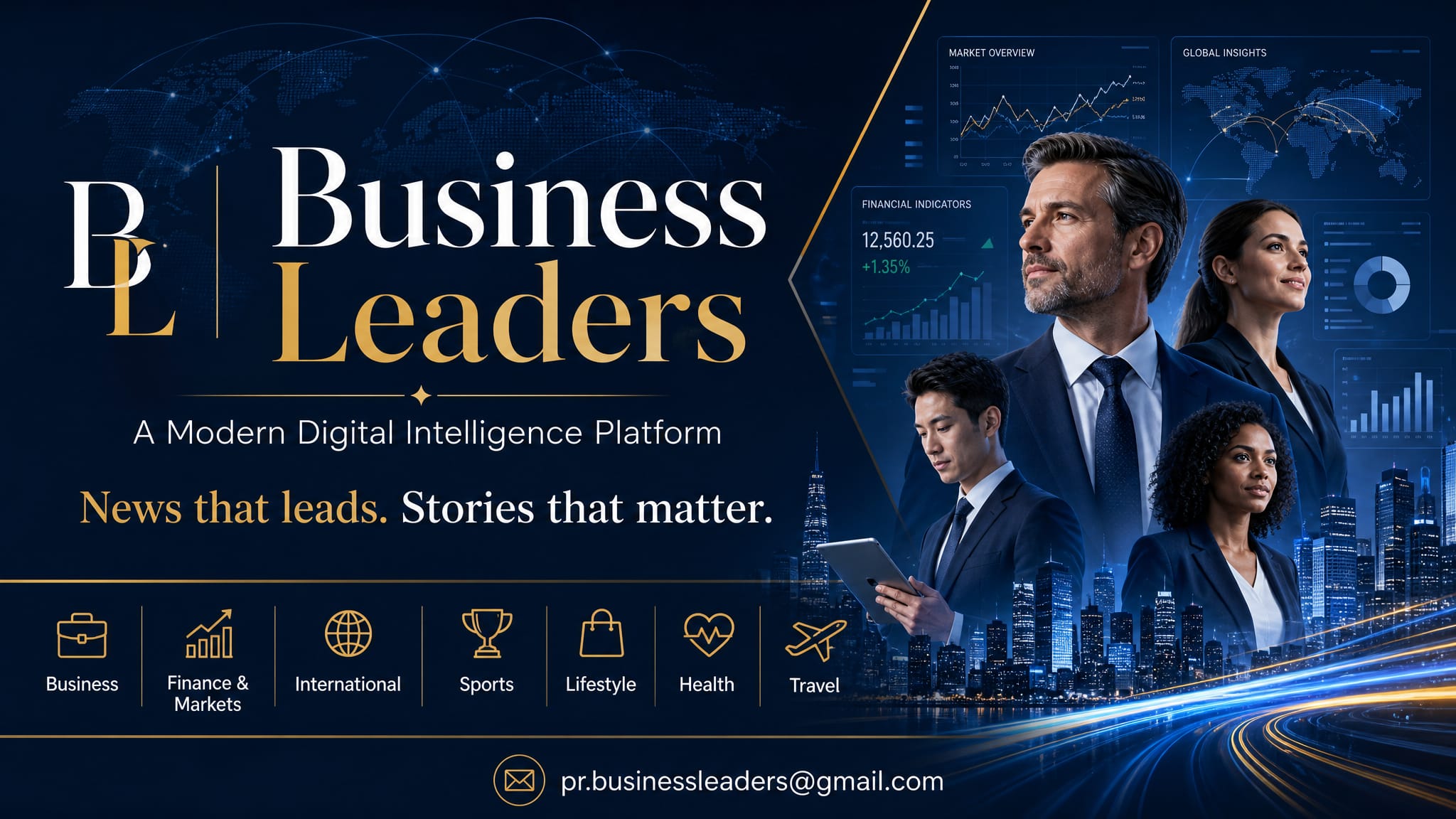 Business Leaders — A Modern Digital Intelligence Platform